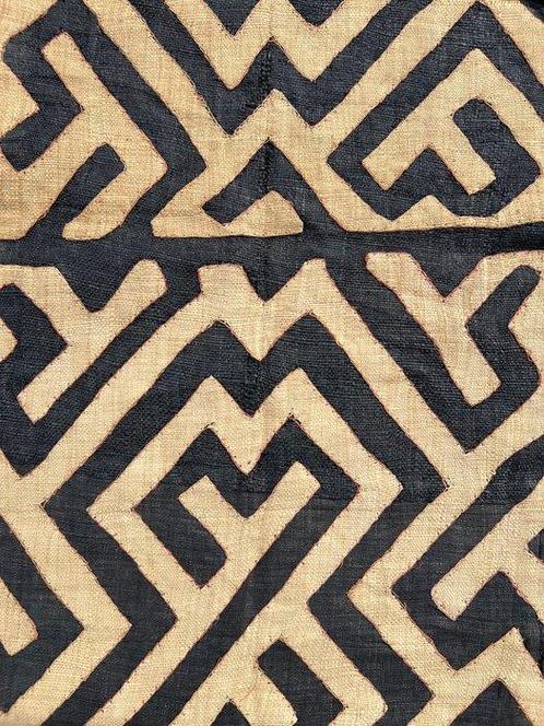 Nr. 5 Raffia stoffen laken - Vloerkleed - 355 cm - 60 cm, Antiek en Kunst, Kunst | Niet-Westerse kunst