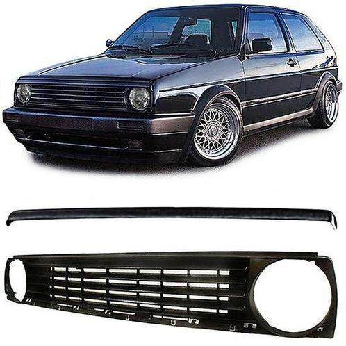 Zwarte Gril Met Booskijkers Volkswagen Golf 2 RL069, Auto-onderdelen, Carrosserie en Plaatwerk, Nieuw, Volkswagen, Voor