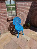 AANBIEDING!!!!!! Bistro Stoel aluminium ( blauw), Tuin en Terras, Nieuw