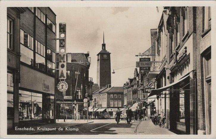 ENSCHEDE - Kruispunt de Klomp, Verzamelen, Ansichtkaarten | Nederland, Verzenden