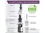 Lebenlang Slowjuicer - Elektrische Sapcentrifuge - RVS -, Verzenden, Nieuw