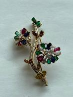Broche - 18 karaat Geel goud Diamant (Natuurlijk) - Diamant