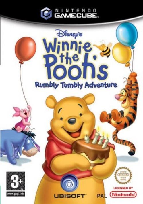 Disneys Winnie de Pooh en Knaagje in zijn Maagje (GameCube), Spelcomputers en Games, Games | Nintendo GameCube, Gebruikt, Verzenden