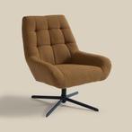 *WOONWINKEL* Draaibare Fauteuil Caramel Boucle, Huis en Inrichting, Fauteuils, Verzenden, Nieuw, Stof