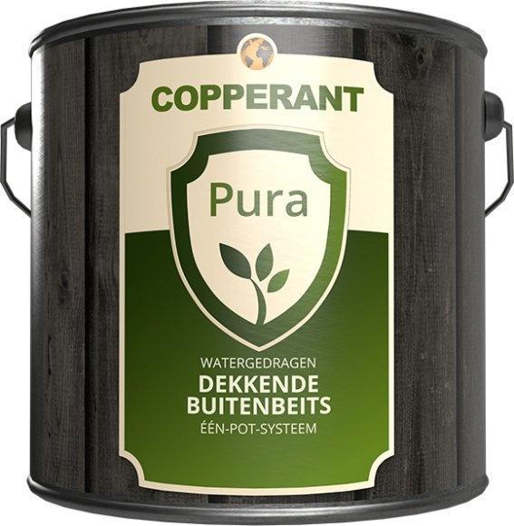 Copperant Pura Dekkende Buitenbeits 2,5 liter, Doe-het-zelf en Verbouw, Verf, Beits en Lak, Nieuw, Ophalen of Verzenden