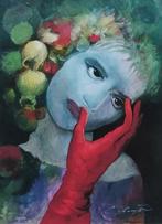 Ernst Fuchs (1930-2015) - La cattura di Flora, Antiek en Kunst