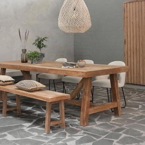 *WOONWINKEL* DTP Home Classic Monastery Robuuste Eettafel, Huis en Inrichting, Tafels | Eettafels, Nieuw, Verzenden
