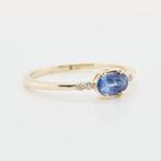 Zonder Minimumprijs - Ring 14 kt. - 0.69ct. tw. Saffier, Sieraden, Tassen en Uiterlijk, Ringen, Nieuw