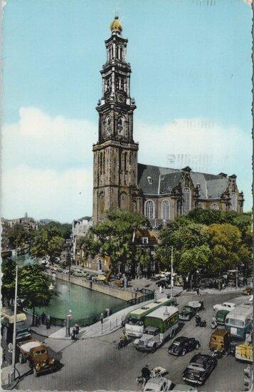 AMSTERDAM - Westertoren, Verzamelen, Ansichtkaarten | Nederland, Verzenden