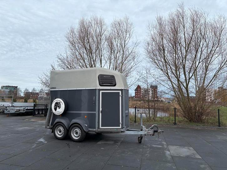 Böckmann 1,5 paards paardentrailer in top staat! trailer, Dieren en Toebehoren, Paarden en Pony's | Trailers en Aanhangwagens