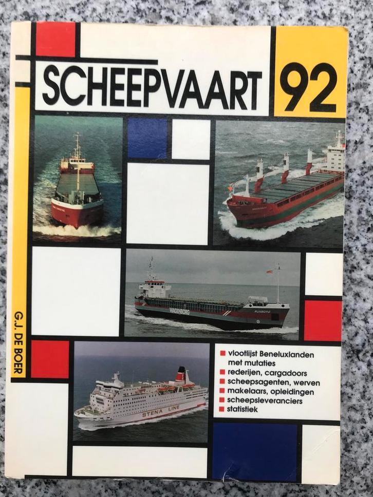 Scheepvaart 1992 (G.J. Boer), Boeken, Vervoer en Transport, Verzenden