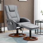 TRUUSK Relaxstoel Massagestoel Met Kruk TV-stoel Met Ligfunc, Huis en Inrichting, Fauteuils, Verzenden, Nieuw