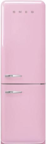 Smeg FAB32RPK6 retro jaren 50 koelkast - roze, 150 tot 200 liter, Verzenden, 60 cm of meer, Met aparte vriezer