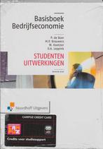 Basisboek bedrijfseconomie/Studenten uitwerkingen P. de Boer, P. de Boer, M.P. Brouwers, Gelezen, Verzenden