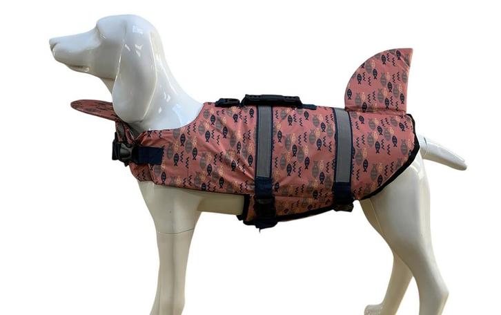 Zwemvest voor honden Crazy Fish, Dieren en Toebehoren, Hondenkleding, Hondenzwemvest, Nieuw, Ophalen of Verzenden