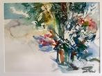 Peter Meijer (1953) - Vaas met mooie bloemen, Antiek en Kunst