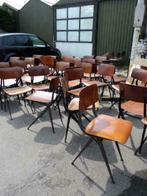 Gezocht oude schoolstoelen kerkstoelen kantine stapelstoel., Verzenden, Gebruikt, Vijf, Zes of meer stoelen