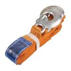 Oranje Sleepkabel - 5000 Kg - 4,5 M - Extra Sterke Haken - S, Auto diversen, Autogereedschap, Ophalen of Verzenden, Nieuw