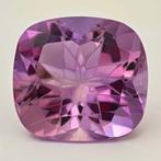 Zonder Minimumprijs Amethist - 25.55 ct - Antwerp Laboratory, Sieraden, Tassen en Uiterlijk, Edelstenen, Nieuw