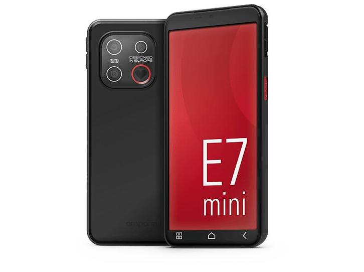 Emporia -  Smart 7 Mini Senior Smartphone - 128 Gb  - Zwart, Telecommunicatie, Mobiele telefoons | Overige merken, Nieuw, Zonder abonnement
