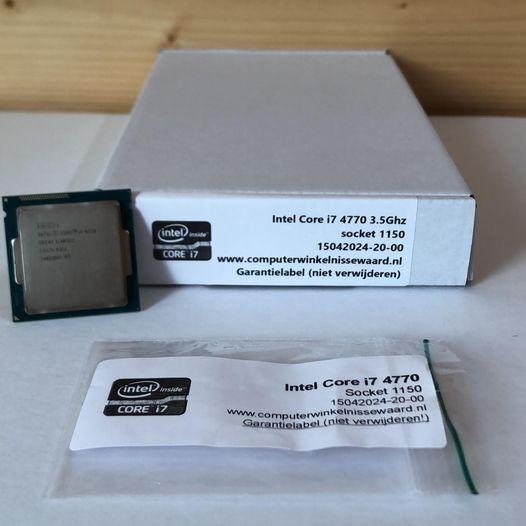 Intel processor i7 4770 8MB 3.4Ghz socket 1150, Computers en Software, Processors, Nieuw, Ophalen of Verzenden