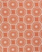 Viscose Linnen Mandela Oranje, Hobby en Vrije tijd, Stoffen en Lappen, Nieuw, Oranje
