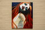Red Muse – Expressieve Vrouw met Rood Haar (Schilderijen), Ophalen of Verzenden