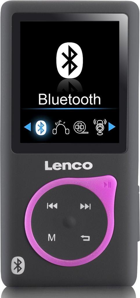 MP3 Speler met Bluetooth - Inc. 8GB SD - Roze - Lenco XEMIO-, Audio, Tv en Foto, Mp3-spelers | Overige merken, Zo goed als nieuw