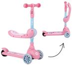 Momi Kiuru Pink 2-in-1 Step/Loopfiets HUBA00034, Kinderen en Baby's, Speelgoed | Buiten | Voertuigen en Loopfietsen, Verzenden