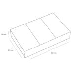Lade Organizer Differnz 32x21x6 cm Grijs, Ophalen of Verzenden, Nieuw