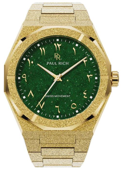 Paul Rich Frosted Star Dust II Emerald Dune Arabic Gold, Sieraden, Tassen en Uiterlijk, Horloges | Heren, Staal, Nieuw, Staal
