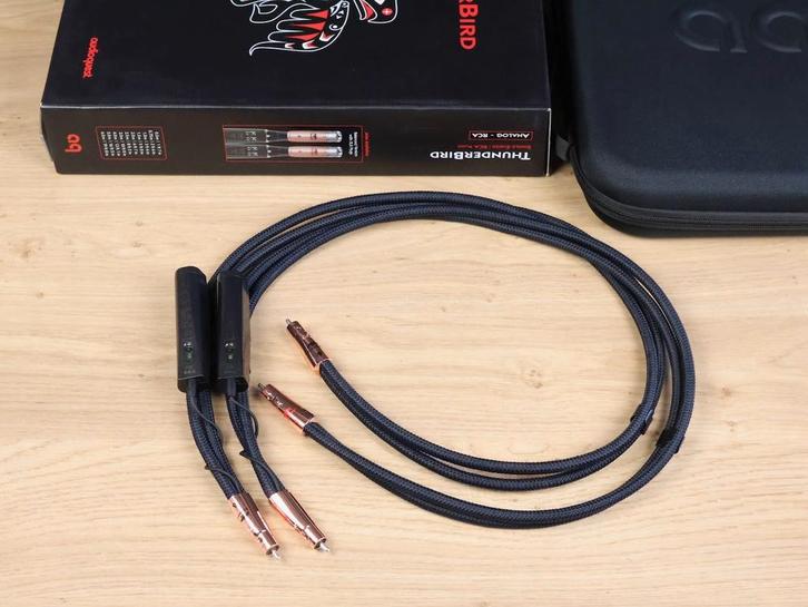 AudioQuest ThunderBird highend audio interconnects RCA 1,0 m, Audio, Tv en Foto, Audiokabels en Televisiekabels, Overige kabels