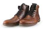 Rieker Veterboots in maat 42 Cognac | 10% korting, Kleding | Heren, Schoenen, Overige kleuren, Verzenden, Boots, Zo goed als nieuw