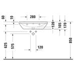 Wastafel Duravit D-Neo Met Overloop Kraanvlak Zonder, Ophalen of Verzenden, Nieuw