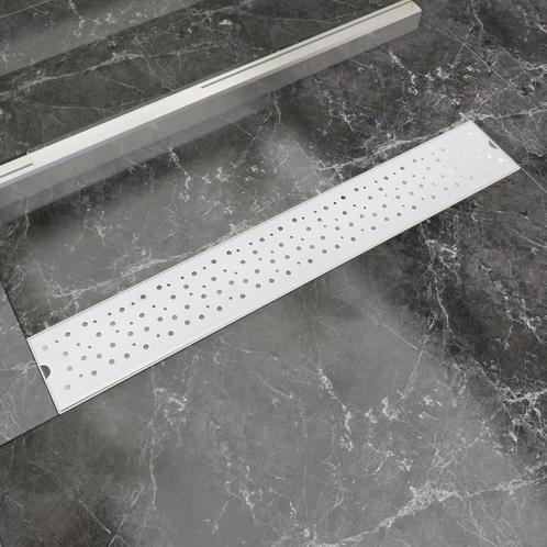 vidaXL Doucheafvoer rechthoekig bubbel 730x140 mm roestvrij, Doe-het-zelf en Verbouw, Sanitair, Nieuw, Verzenden