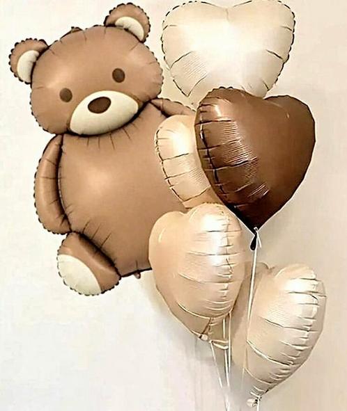 6-delige Lovely Beer XL bruin, nude en ivoor, Kinderen en Baby's, Kinderkamer | Inrichting en Decoratie, Wanddecoratie, Nieuw
