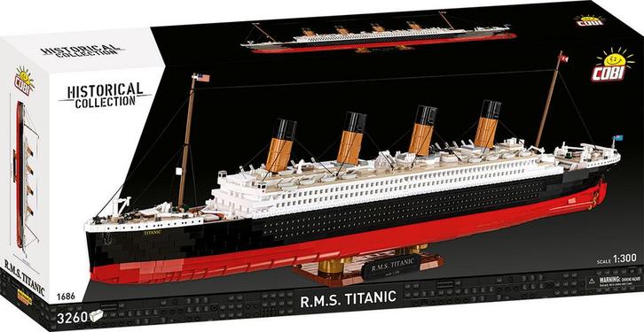 COBI 1686 R.M.S. Titanic (Voertuigen, Modelbouwsets), Kinderen en Baby's, Speelgoed | Bouwstenen, Nieuw, Verzenden