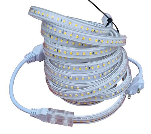 Lichtslang plat daglichtwit - 6500K - 2 meter | 230V AC - 12, Huis en Inrichting, Lampen | Overige, Nieuw, Verzenden