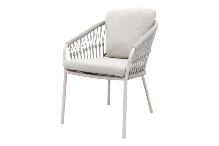 Suns Nappa Dining Tuinstoel - Camel Sand - Knot Weave, Tuin en Terras, Tuinstoelen, Nieuw, Overige materialen, Verzenden