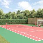 vidaXL Tennisnet Vouw Zwart en rood 595 x 90.5 x 87 cm, Sport en Fitness, Tennis, Verzenden, Nieuw