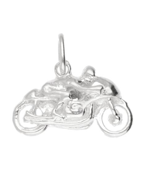 Zilveren Motor ketting hanger - met kuip klein, Sieraden, Tassen en Uiterlijk, Kettinghangers, Verzenden