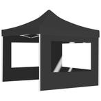 Partytent inklapbaar met wanden 3x3 m aluminium antraciet, Verzenden, Nieuw, 2 meter of meer, Partytent