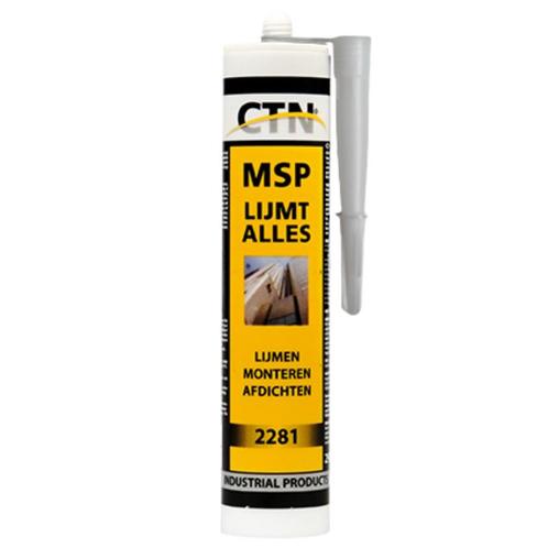 CTN MSP sterk verlijmende kit TRANSPARANT (2281TR), Doe-het-zelf en Verbouw, Schildersmaterialen, Nieuw, Verzenden