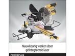 Powerplus POWX075710S - elektrische verstekzaag - 1600W -, Verzenden, Zo goed als nieuw