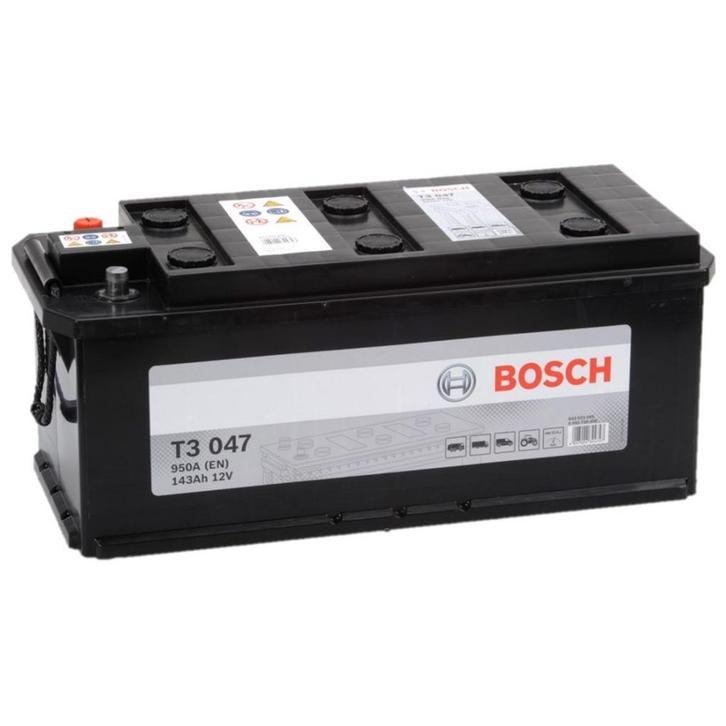 Bosch Startaccu 12 volt 143 ah T3 047 Black truckline, Watersport en Boten, Accessoires en Onderhoud, Nieuw, Ophalen of Verzenden
