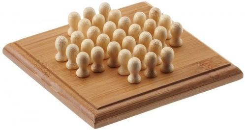 Solitaire (Bamboe) | Philos - Gezelschapsspellen, Hobby en Vrije tijd, Gezelschapsspellen | Bordspellen, Nieuw, Verzenden