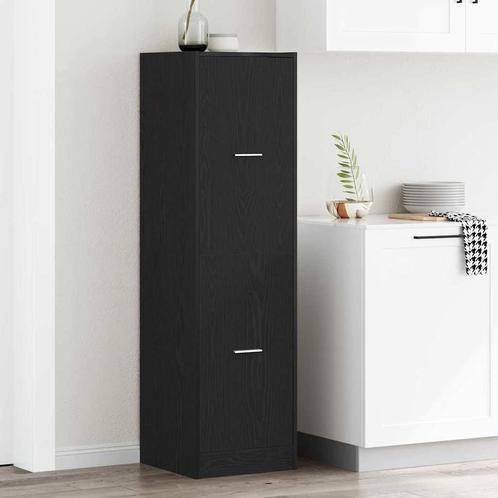 vidaXL Apothekerskast Zwarte Eiken 40x41x144,5 cm, Huis en Inrichting, Kasten | Overige, Nieuw, Verzenden