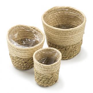 Plantenmand | Decoris | 3 stuks, Tuin en Terras, Bloempotten, Nieuw, Verzenden