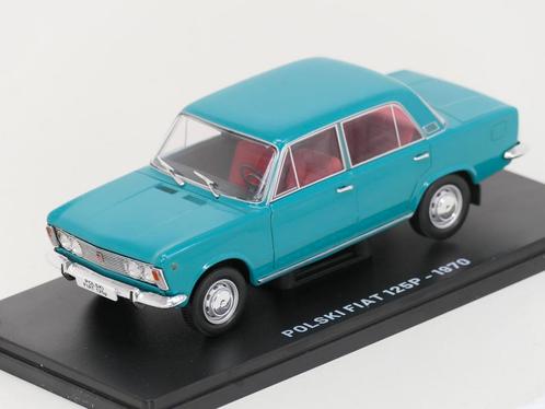 GSDCCmag 00024g1409006 1/24 1970 Polski Fiat 125P, green, Hobby en Vrije tijd, Modelbouw | Figuren en Diorama's, Nieuw, Ophalen of Verzenden