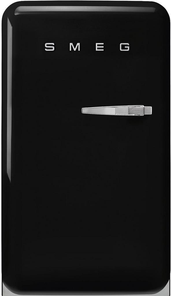 Smeg FAB10HLBL6 retro jaren 50 koelkast - zwart - linksdraai, Witgoed en Apparatuur, Koelkasten en IJskasten, 75 tot 100 liter